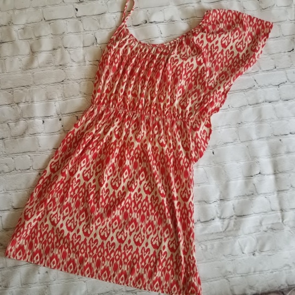 Soprano Red One Shoulder Mini Dress